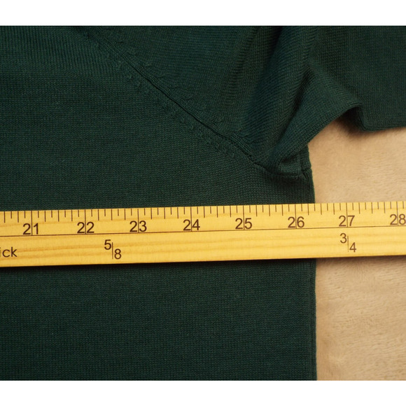 SHAQUILLE ONEAL Sweater Mens 2XL Green Preppy Casual Classic 1/4 Zip NEW - Picture 6 of 7